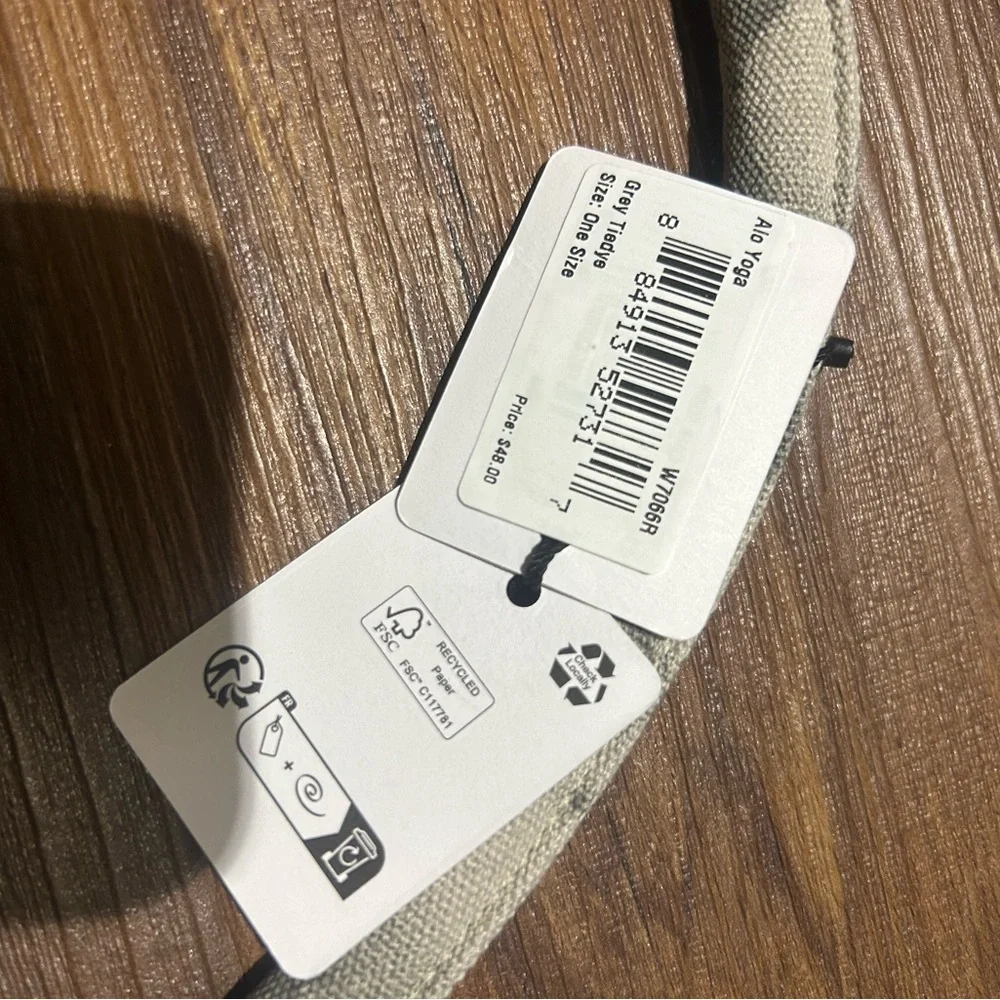 ALO Yoga Gray Tiedye Tote Bag - Picture 7 of 8